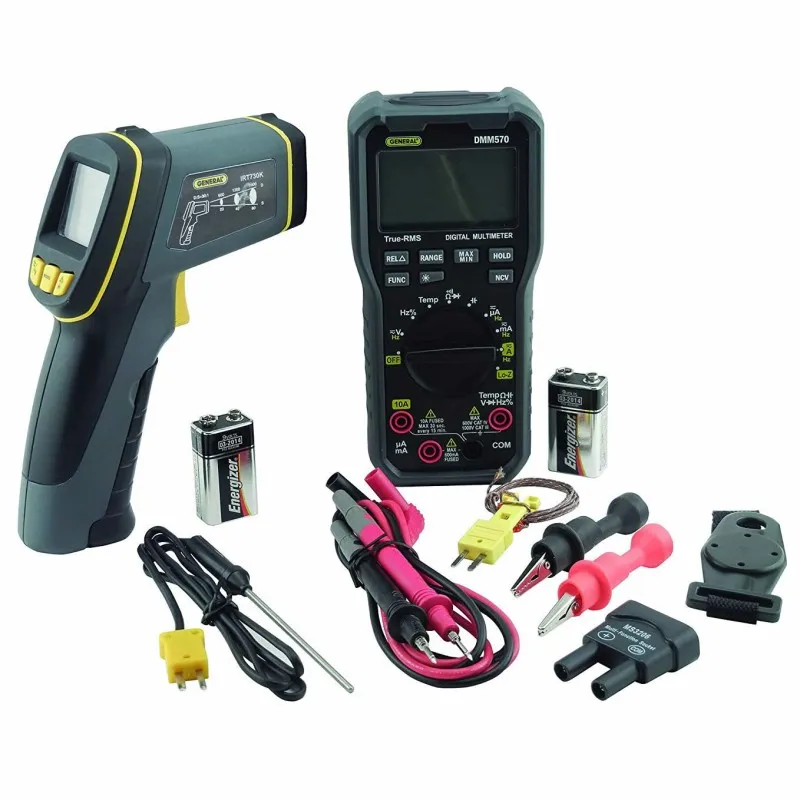 General Tools KHV57030 True-RMS HVAC Meter Kit