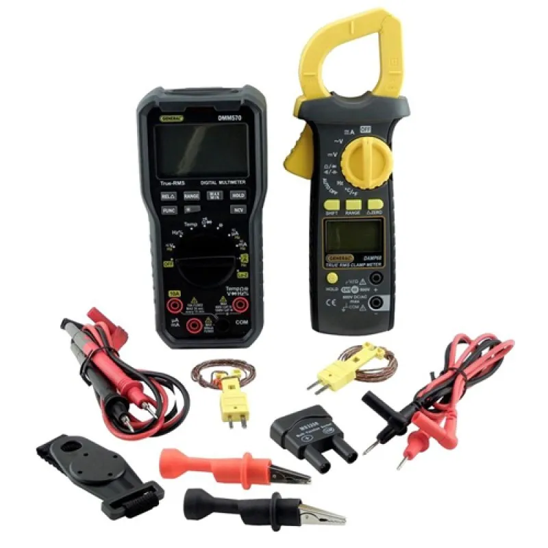 General Tools KHVP57068 Combines A DMM570 Multimeter With A DAMP60 600A AC Clamp Meter