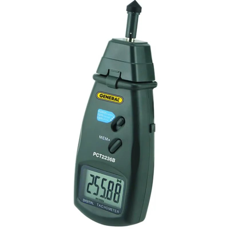 General Tools PCT2236B [PCT2236B] Laser Photo and Contact Tachometer
