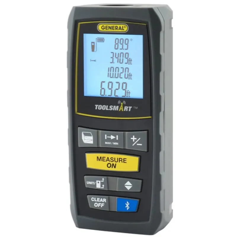General Tools TS01 [TS01] ToolSmart Laser Distance Meter w/ Bluetooth - 100 m