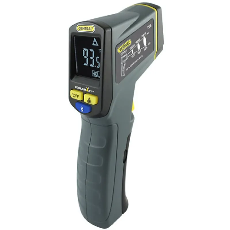 General Tools TS05 [TS05] ToolSmart BlueTooth Connected Infrared Thermometer -40° to 1076°F (-40° to 580°C)