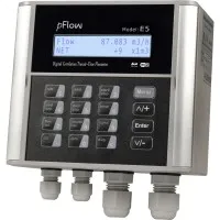 Gentos pFlow E5 Digital Correlation Transit Time Flowmeter With Temperature,  1in to 30in (25mm to 1200mm)