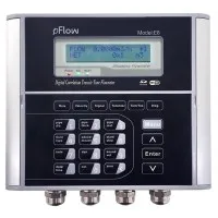 Gentos pFlow E8 Digital Correlation Transit Time Flowmeter With Temperature,  1 in to 200 in (25mm to 5000mm)