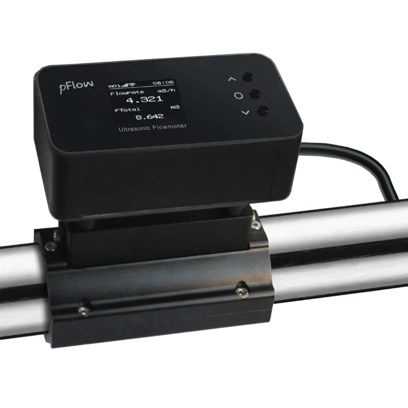 Gentos pFlow F2 Clamp-On Compact Ultrasonic Flow Meter DN20  to  DN80 (3/4 in to 3 in )