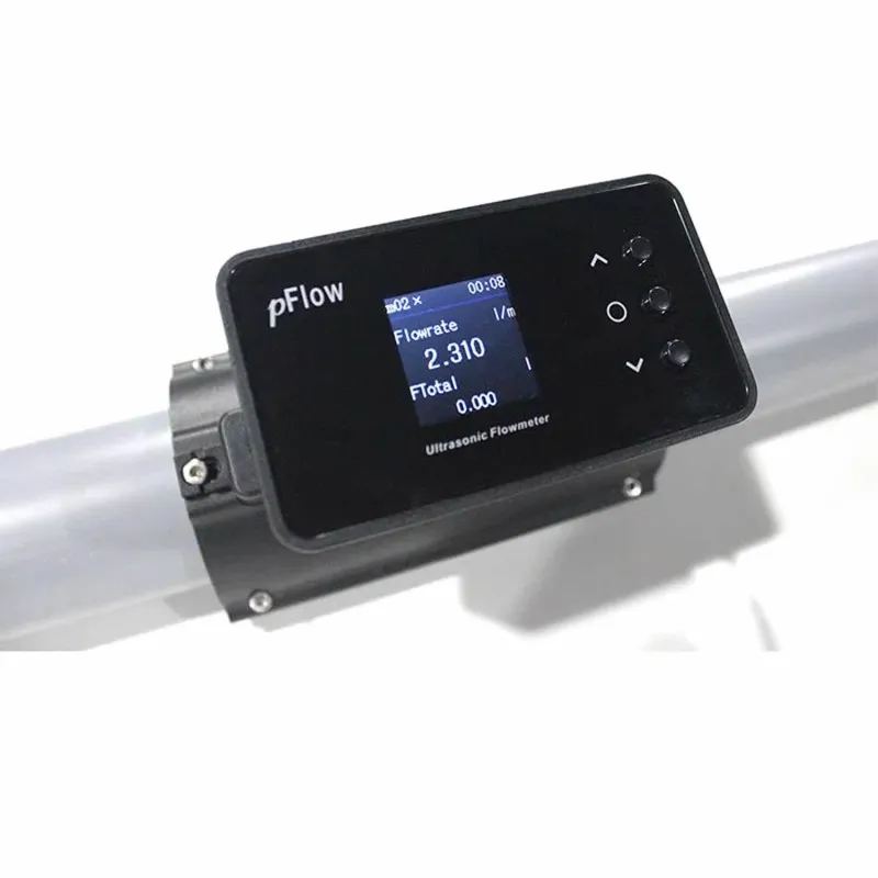 Gentos pFlow F2 Clamp-On Compact Ultrasonic Flow Meter DN20  to  DN80 (3/4 in to 3 in )