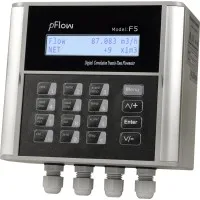 Gentos pFlow F5 Digital Correlation Transit Time Flowmeter With Temperature,1"~48"(25mm~1200mm)