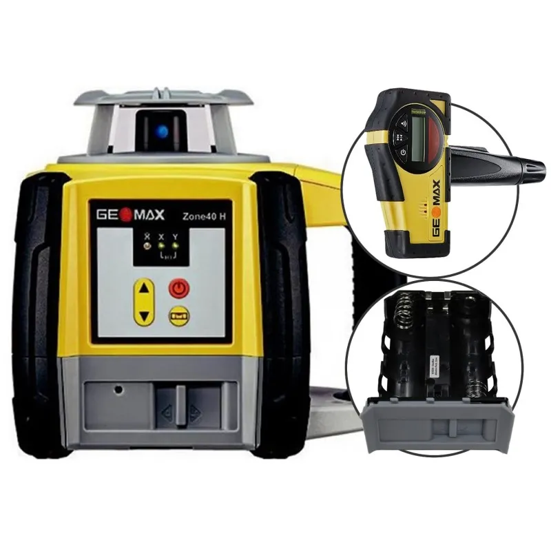 Geomax Zone40H [6013524] Self-Leveling Rotary Laser with ZRB35 Basic Receiver