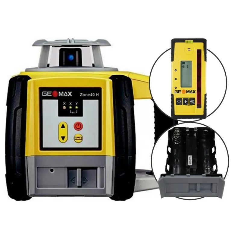 Geomax Zone40H [6010654] Self-Leveling Rotary Laser with ZRP105 Pro Receiver