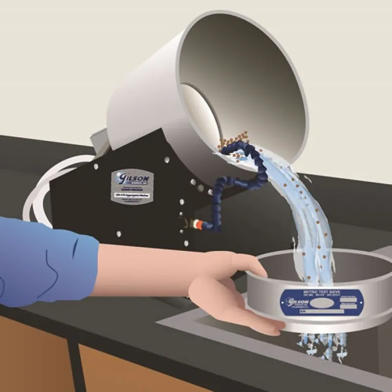 Gilson HMA-260 Wash Drum Only for Small Aggra-Washer