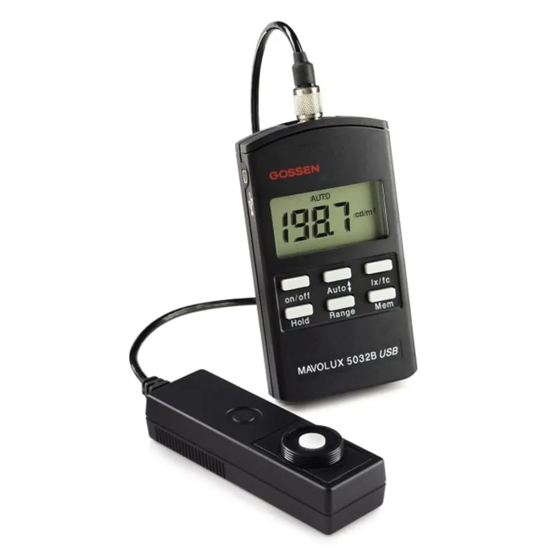 Gossen MAVOLUX 5032 B USB [M503N] Illuminance Meter w/ Software & Case
