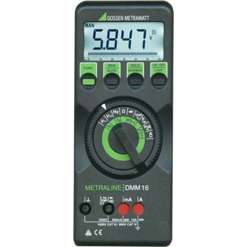 Gossen Metrawatt METRALINE DMM16 M196A TRMS Digital Multimeter
