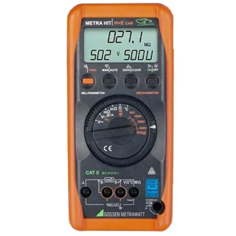 Gossen Metrawatt METRAHIT H+E CAR [M227T] Insulation, Milliohmmeter, Multimeter