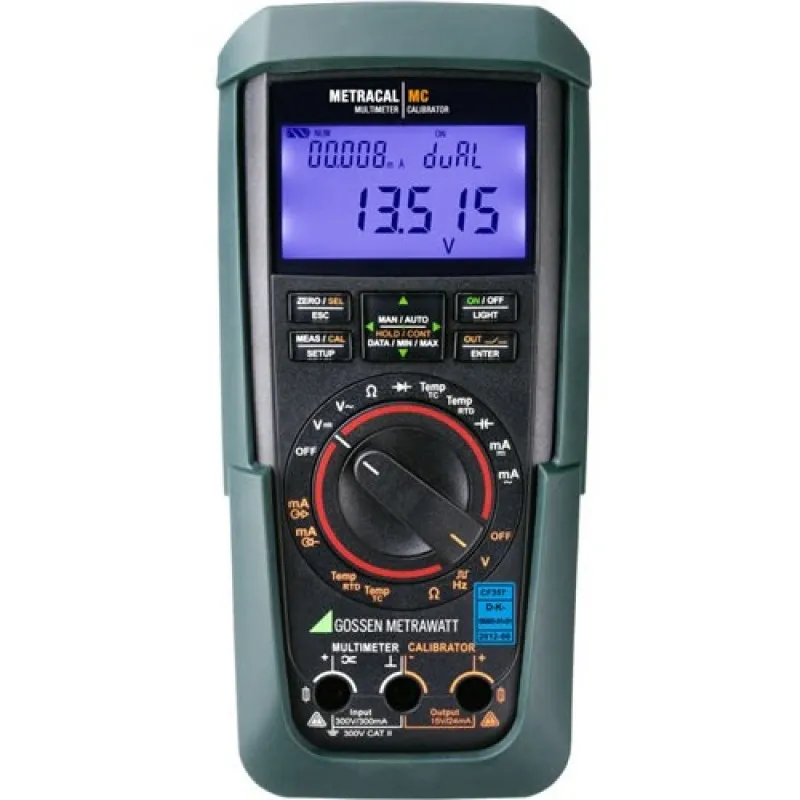 Gossen Metrawatt METRACAL MC [M245A] Handheld  Universal Calibrator, Simulator and Multimeter 