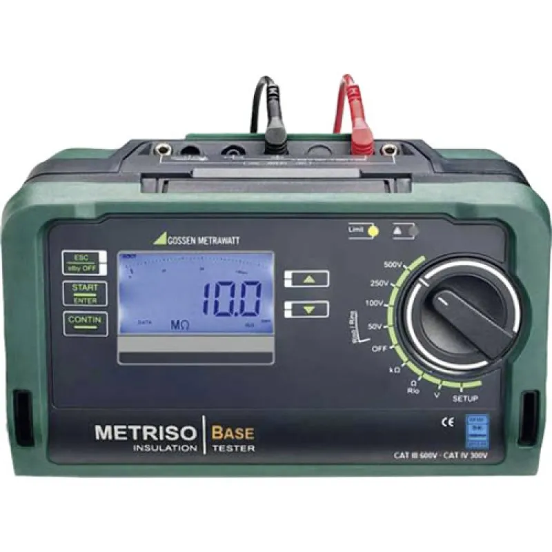 Gossen Metrawatt METRISO BASE [M550O] 50V / 100V / 125V / 250V / 500V  Insulation And Resistance Tester