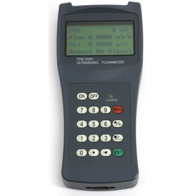 Graigar TDS-100M [TDS-100H-S2] Digital Ultrasonic Flow Meter with S2 Transducer For Pipe Size DN15 to DN100 (1/2 to 6 Inch)