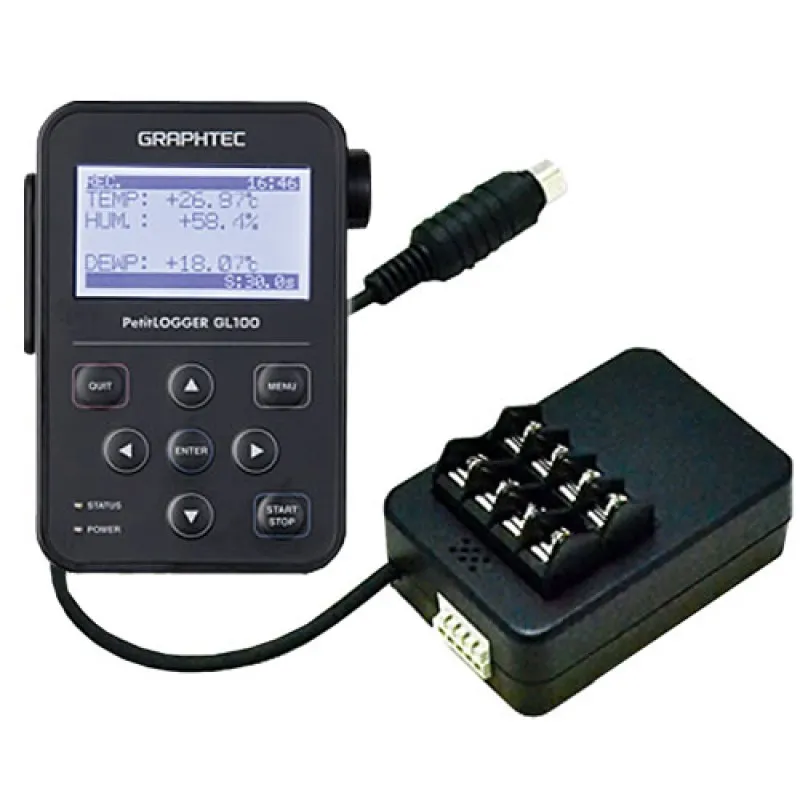 Graphtec GL100 [GL100-N-4TSR] Compact Data Logger Thermistor Set