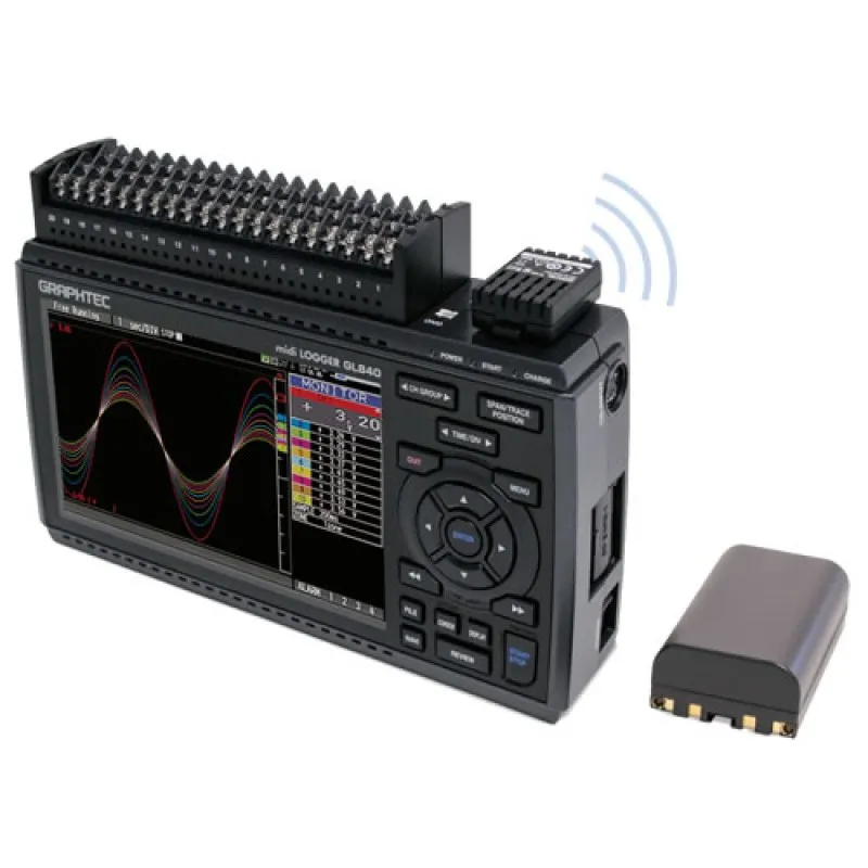 Graphtec GL840 [GL840-M] 20-Channel Thermocouple/Voltage Midi Logger*DIHENTIKAN LIHAT GL-860*