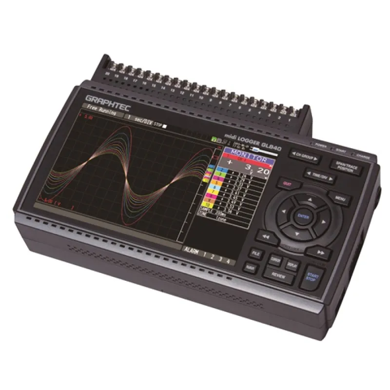 Graphtec GL840 [GL840-M] 20-Channel Thermocouple/Voltage Midi Logger*DIHENTIKAN LIHAT GL-860*