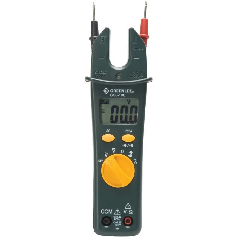 Greenlee CSJ-100 [52020887] 200A AC, 1000V AC/DC Open Jaw AC Clamp Meter