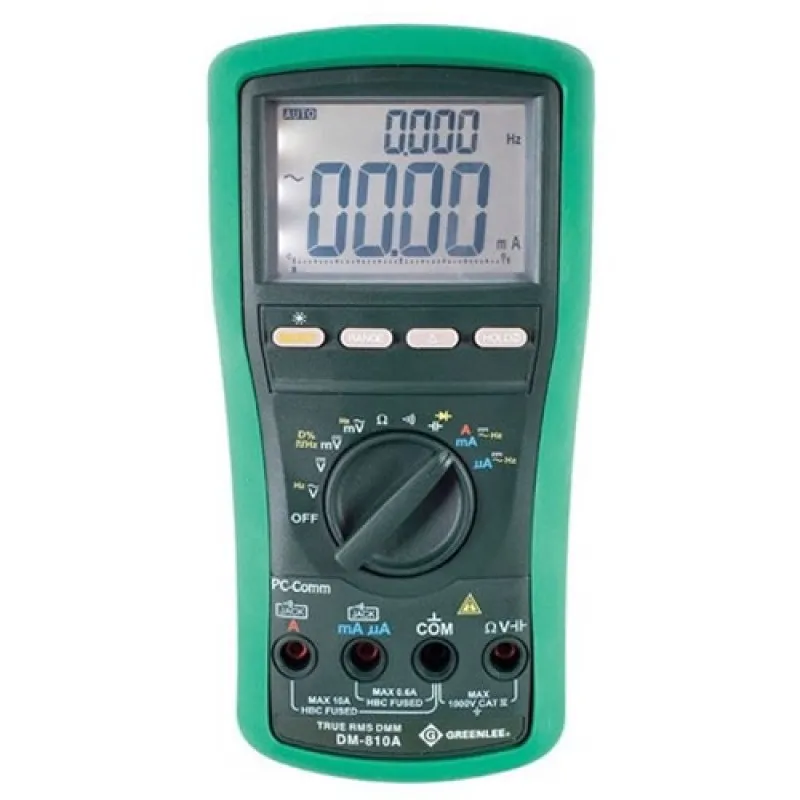 Greenlee 800A Series [DM-810A-C] DMM,TRMS,AC/DC with Calibration