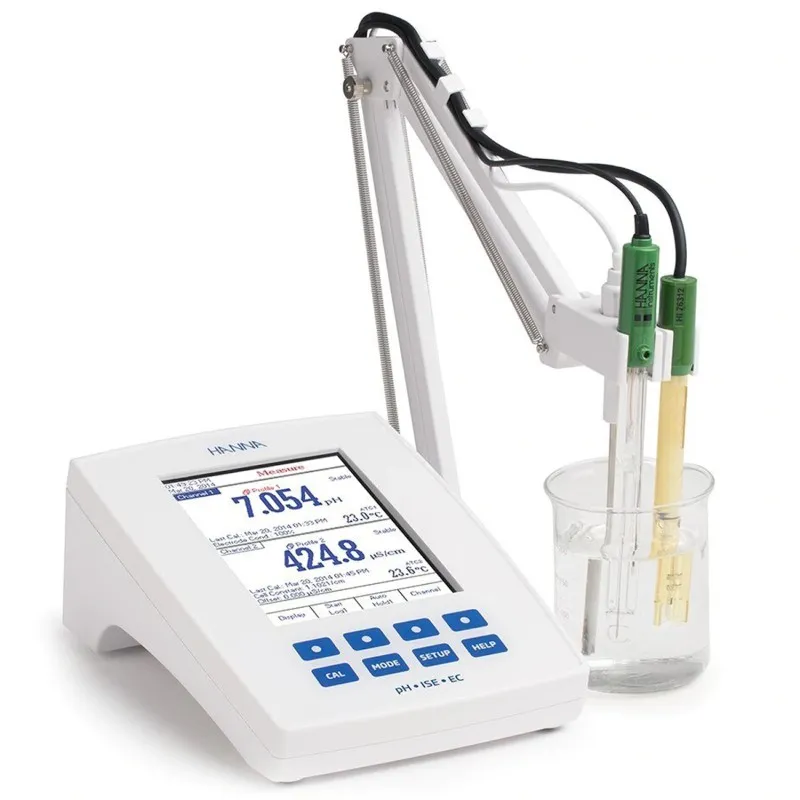 HANNA Instruments HI-5522 [HI5522] Research Grade pH / ORP / ISE / EC / TDS / Resistivity / Salinity Bench Meter