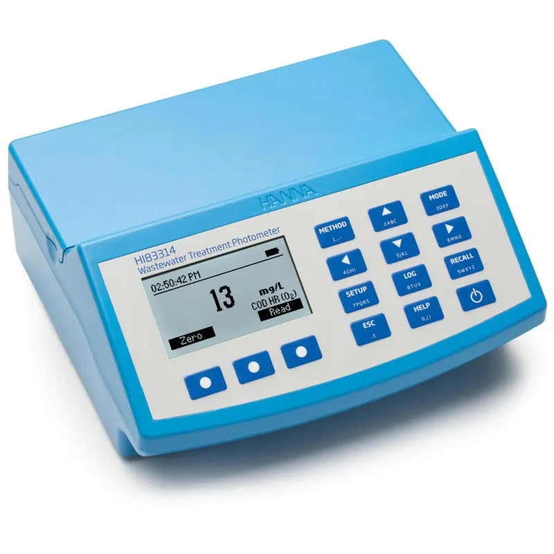 HANNA Instruments HI-83314 [HI83314-02] Wastewater Multiparameter (with COD) Benchtop Photometer and pH Meter, 230V