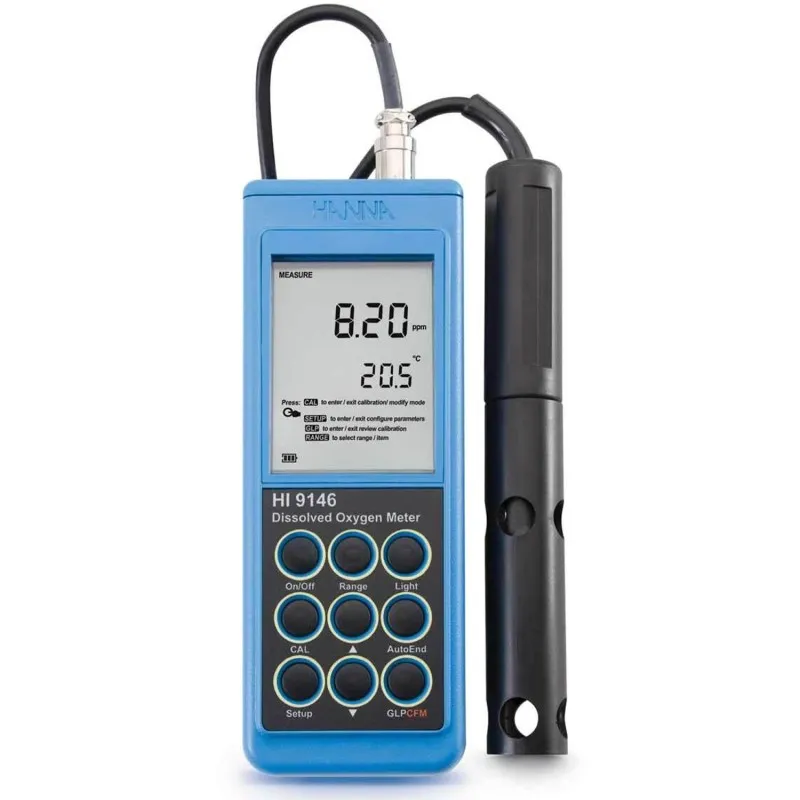 HANNA Instruments HI-9146 [HI9146] Dissolved Oxygen and Temperature Meter