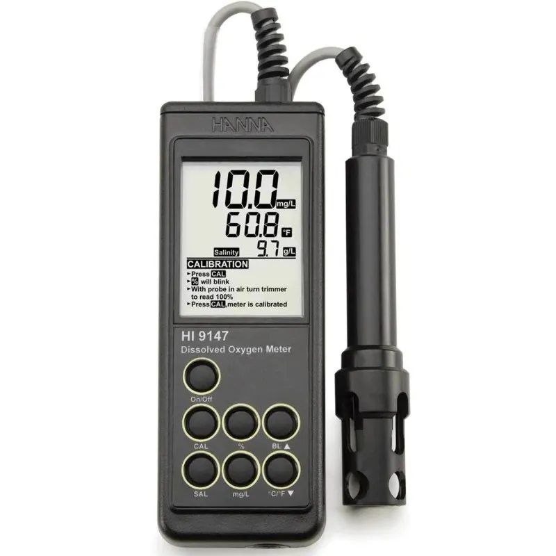 HANNA Instruments HI-9147 [HI9147] Dissolved Oxygen Meter for Fish Farming
