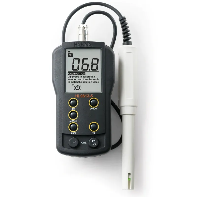 HANNA Instruments HI-9813-5 [HI9813-5] Multiparameter pH / EC / TDS / Temperature Meter
