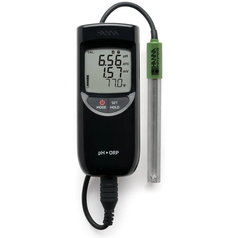 HANNA Instruments HI-991003 [HI991003] Waterproof Portable pH / ORP / Temperature Meter with Sensor Check