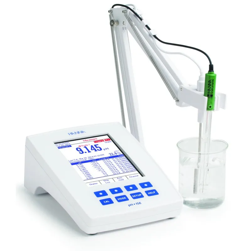 HANNA Instruments HI-5222 [HI5222-02] Research Grade pH / ORP / ISE / Temperature Benchtop Meter
