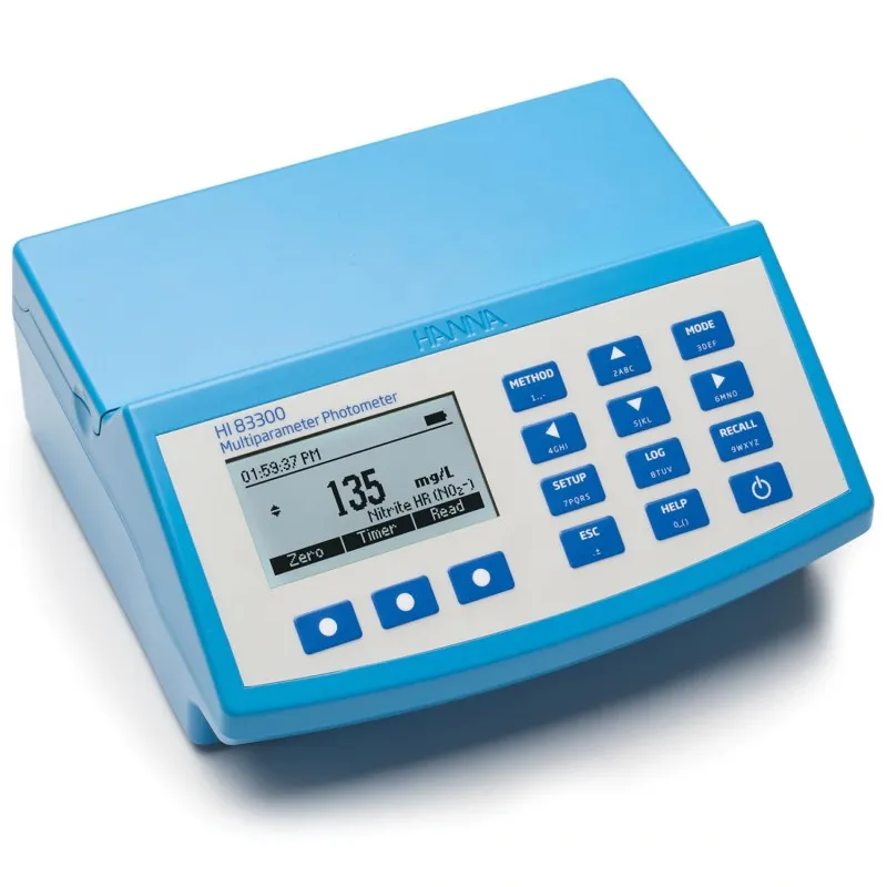 HANNA Instruments HI-83300-02 [HI8330002] Multi-parameter Benchtop Photometer & pH Meter