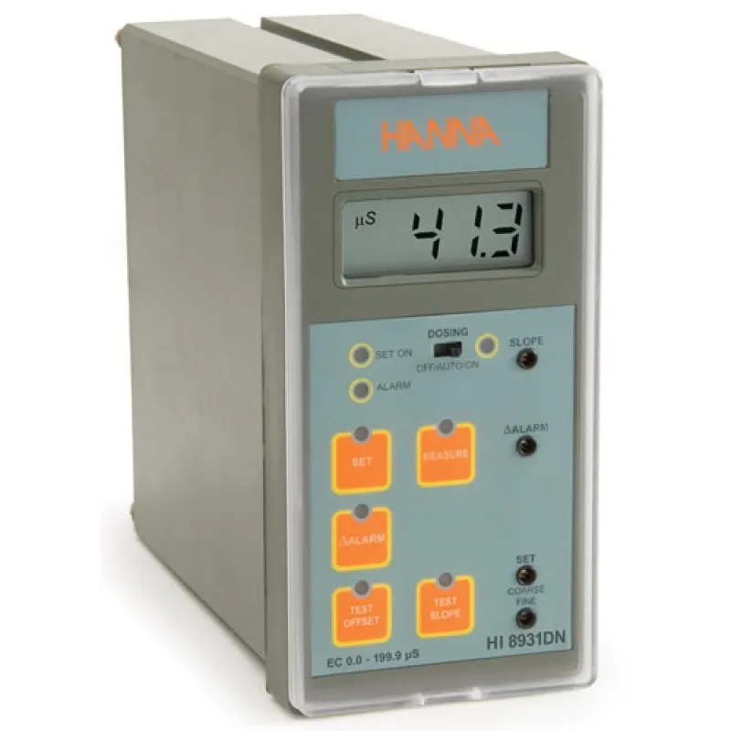 HANNA HI8931 [HI943500C] Conductivity Analog Controller (Low Range @ 1999 S/cm) with Direct Input from Potentiometric Probe