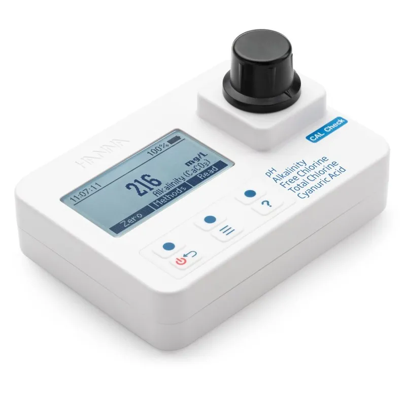 HANNA Instruments HI97104 [HI97104] pH, Alkalinity, Free and Total Chlorine and Cyanuric Acid portable Photometer