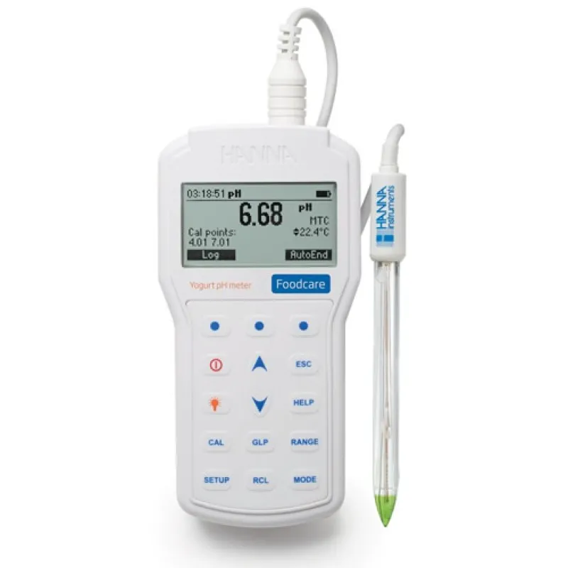HANNA Instruments HI-98164 [HI98164] Professional Portable Yogurt pH Meter