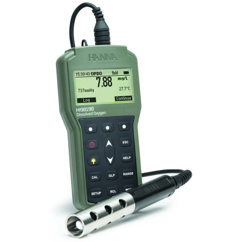 HANNA Instruments HI-98198 [HI98198] Opdo Waterproof  Optical Dissolved Oxygen Meter