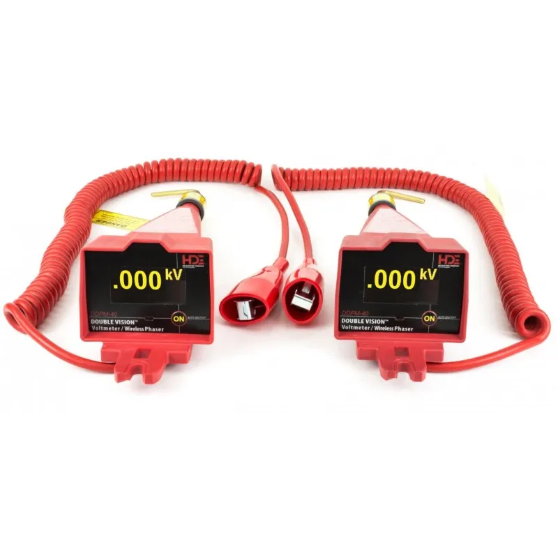 HDE DDPM-40 Double Vision Dual Display Voltmeter & Phasing Set