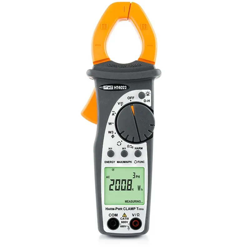 HT Instruments HT4022 [HP004022] 400A AC TRMS Clamp Meter with Power/Harmonics Measurement