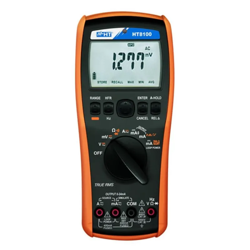 HT Instruments HT8100 [HV008100] Professional Process Calibrator/Multimeter