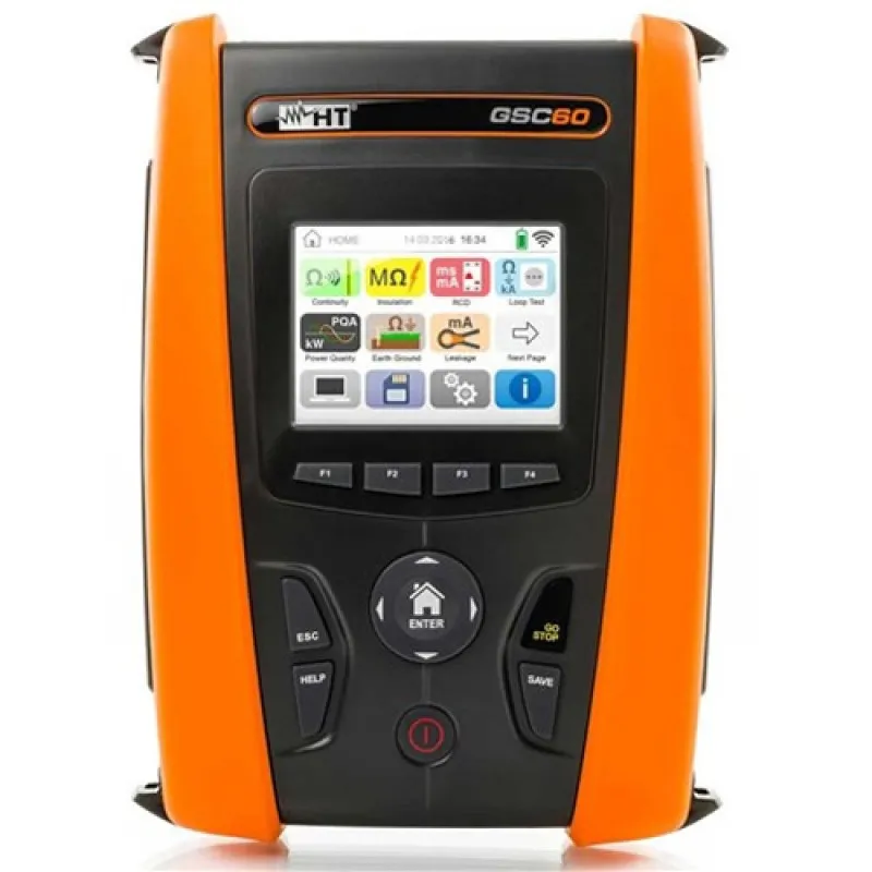 HT Instruments GSC60 [HV000060] Power Analyzer and Electrical Safety Tester