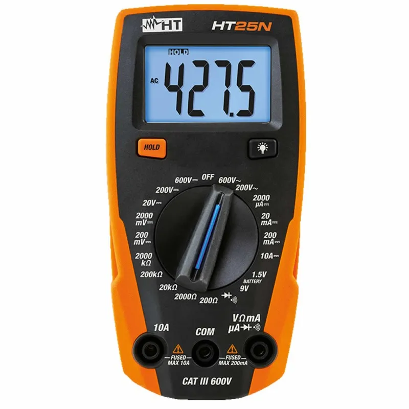 HT Instruments HT25N [HR00025N] Multifunction Digital Multimeter 