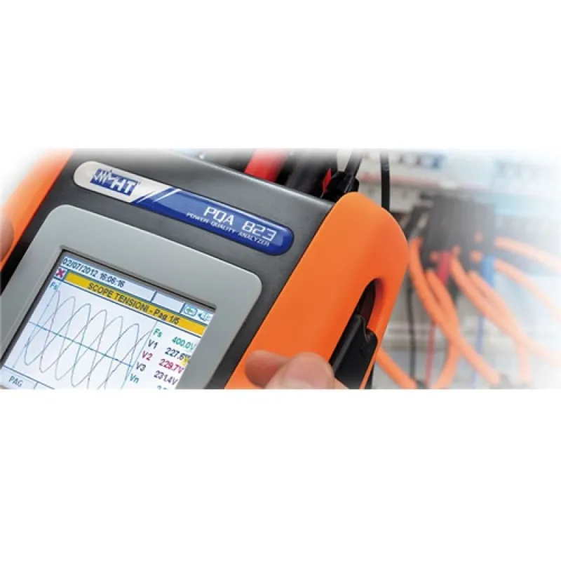 HT Instruments PQA823 [HV000823] Single And Three Phase Power Quality Analyzer 