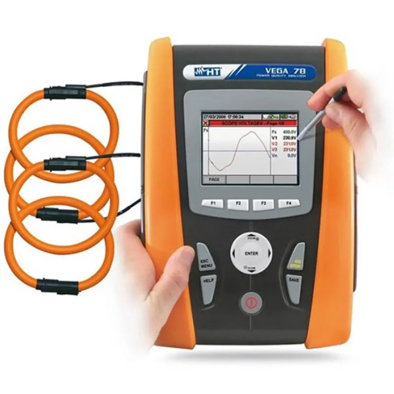 HT Instruments VEGA78 [HV000078] Single and Three Phase Power Quality Analyzer and Energy Logger