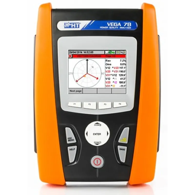 HT Instruments VEGA78 [HV000078] Single and Three Phase Power Quality Analyzer and Energy Logger