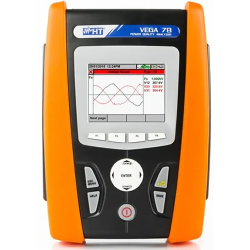 HT Instruments VEGA78 [HV000078] Single and Three Phase Power Quality Analyzer and Energy Logger