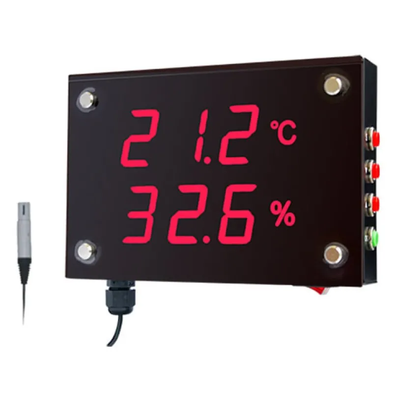 HUATO HE212A [HE212A] Digital Hygrometer Led Display Electronic Thermometer 