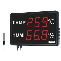 HUATO HE230A [HE230A] Wall Mounted 3" LED Thermo-Hygrometer