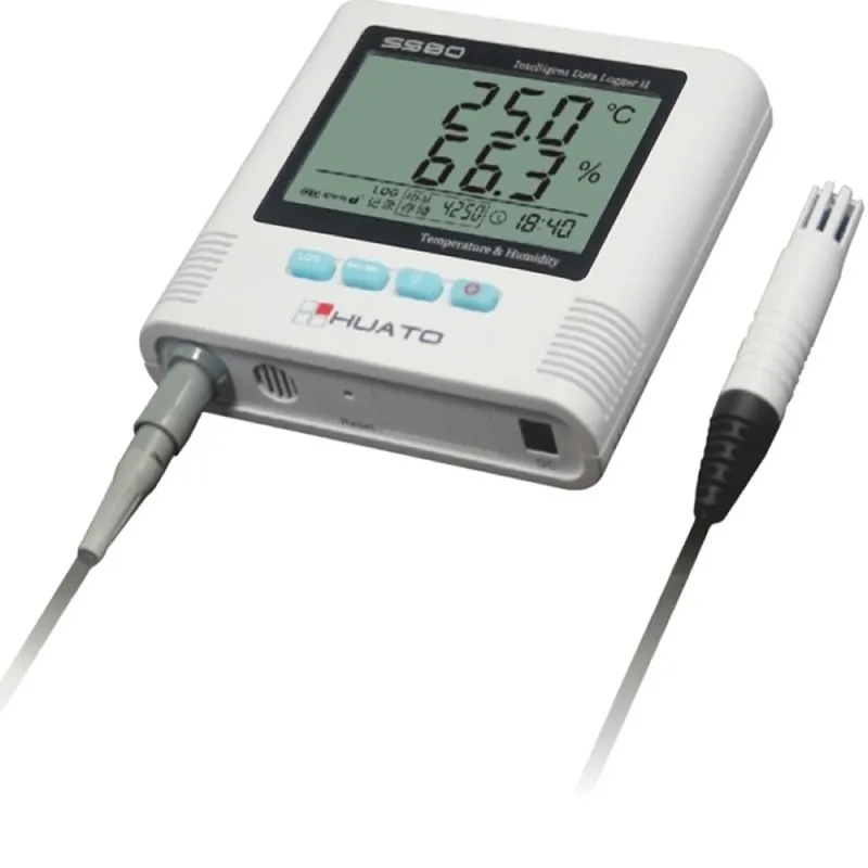 HUATO S500 Series [S500-EX] Humidity Temperature Data Logger w/ External Sensor