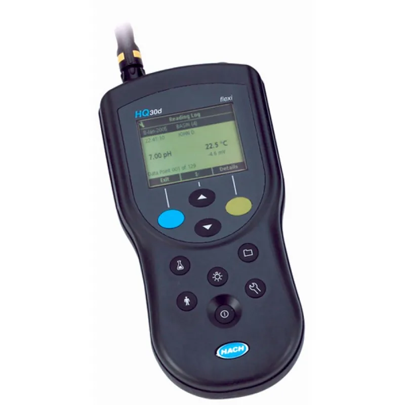 Hach HQ30D [HQ30D53000000]  Portable Multi Meter pH / Conductivity / TDS / Salinity / Dissolved Oxygen (DO) / ORP / ISE (No Probe)