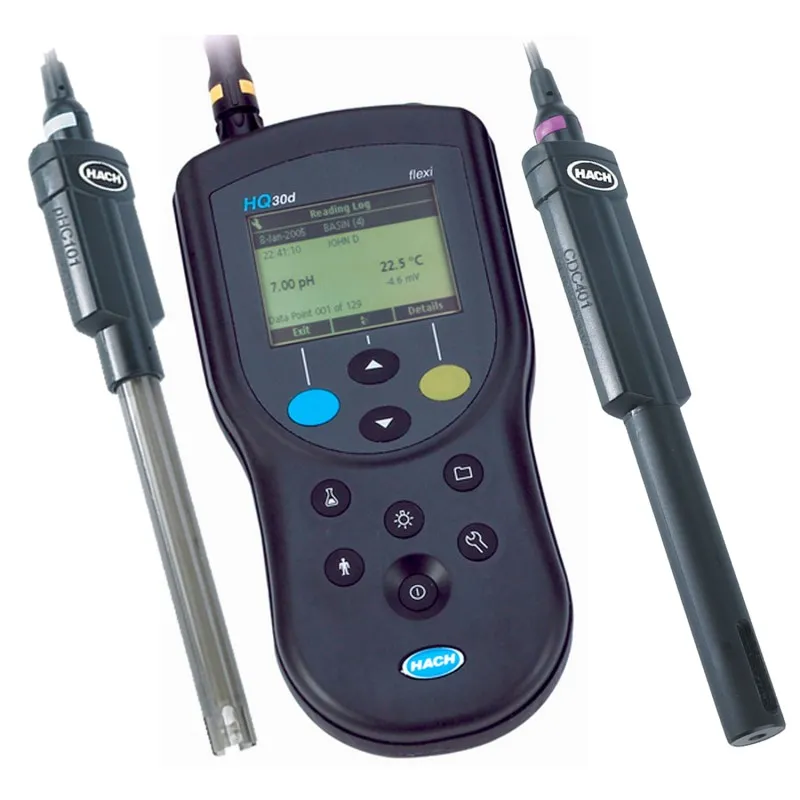 Hach HQ30D [HQ30D53101201] Portable pH and Conductivity/TDS Meter, 1m Cable